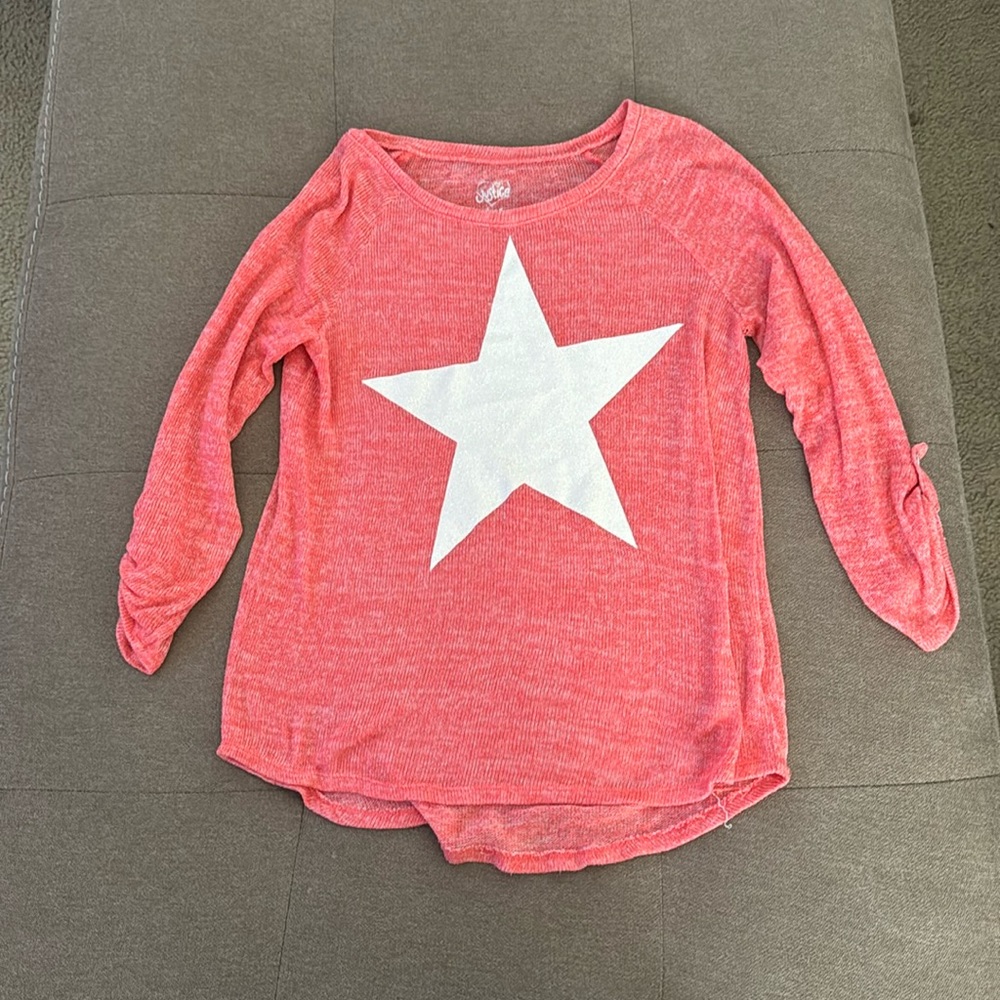 Justice girls Pink light sweeter size 16